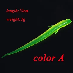 Señuelo blando para carpa Loach Jighead Swimbait