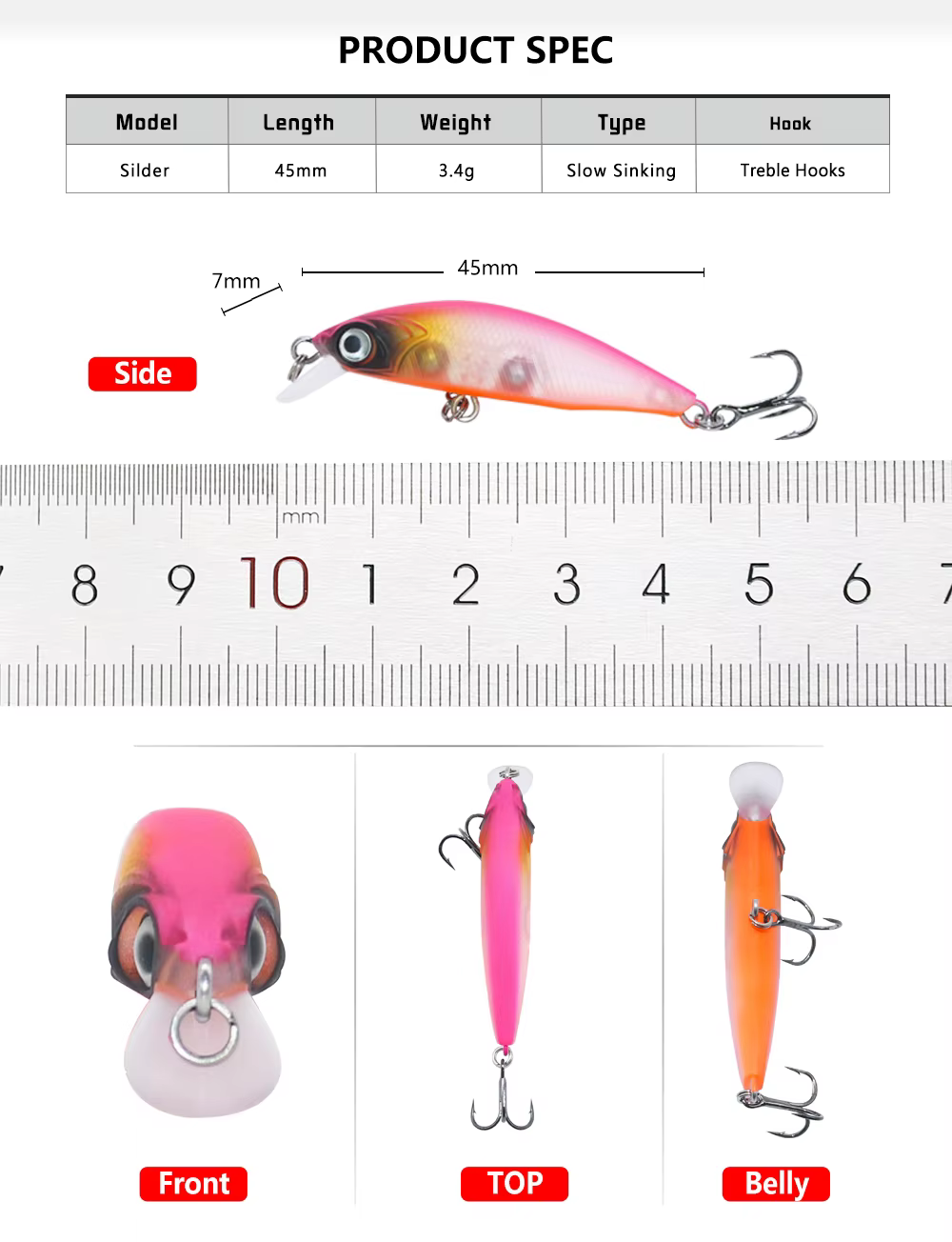 Jerry Silder en acción - Micro Minnow