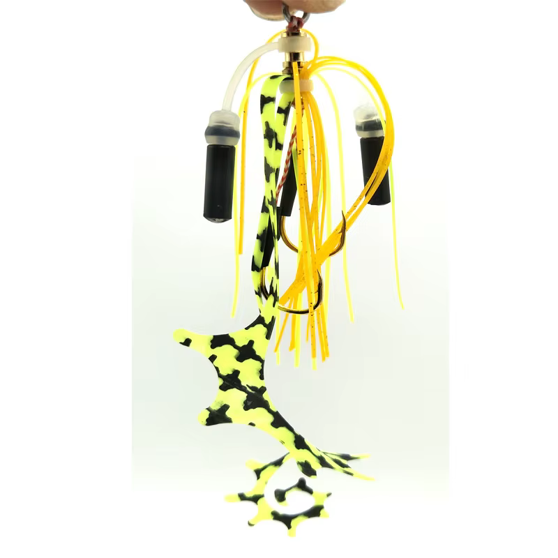 Kabura Jig Madai gomas Tai faldas silicona colas plomo para pesca - imagen 4