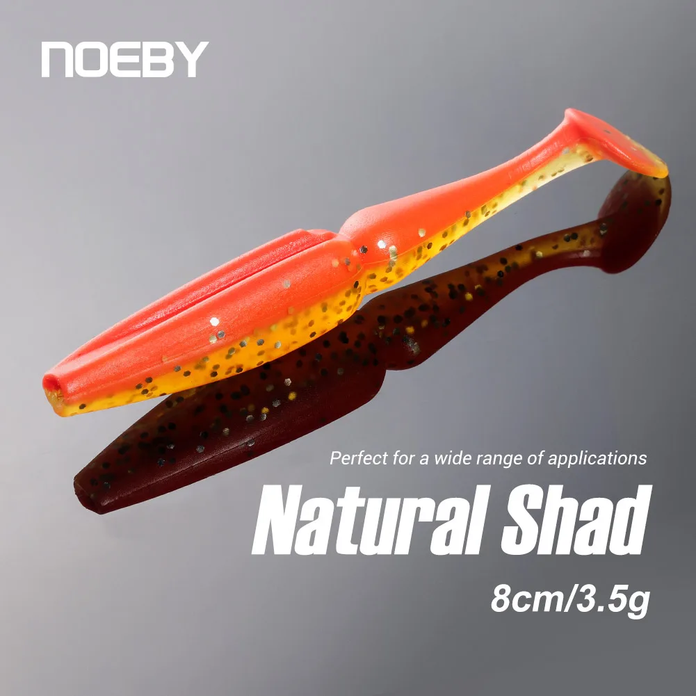 Vinilo NOEBY con cola en T para lubina, Texas Rig o jig head - imagen 3