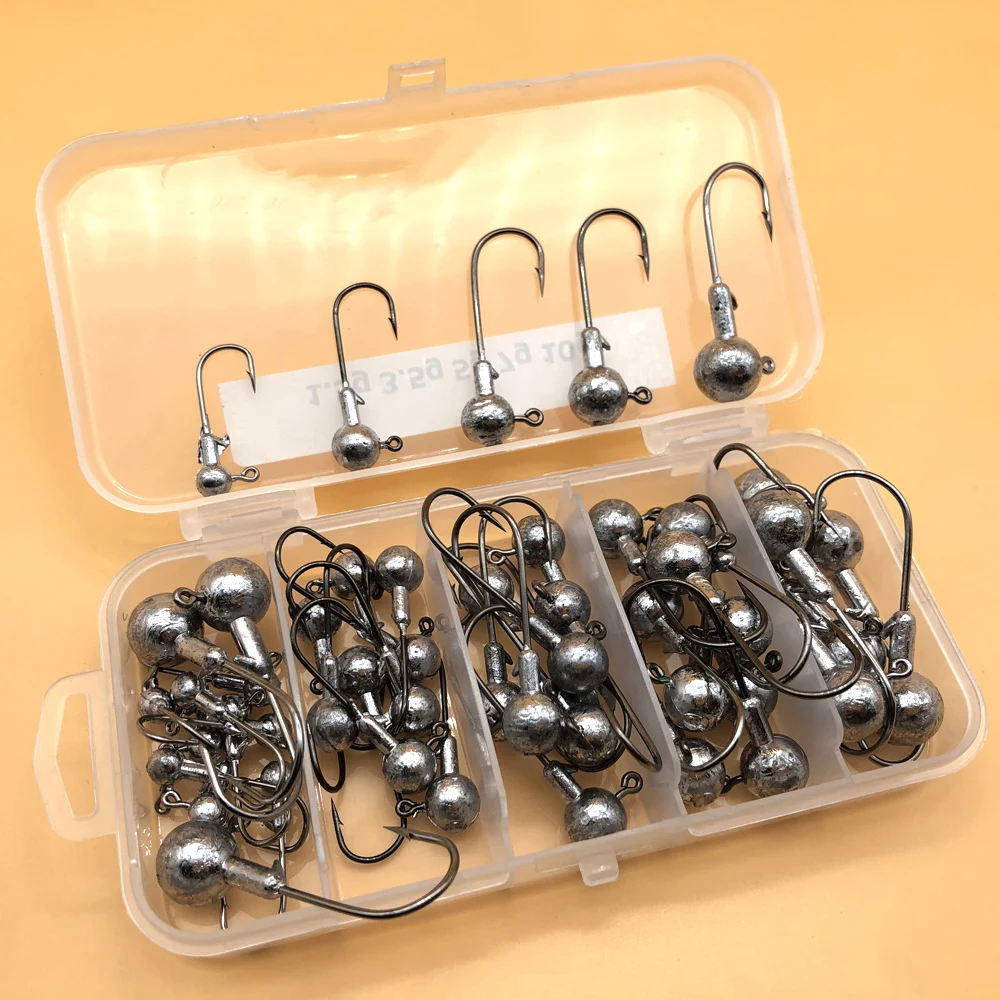 Caja plástica para guardar el juego de anzuelos
