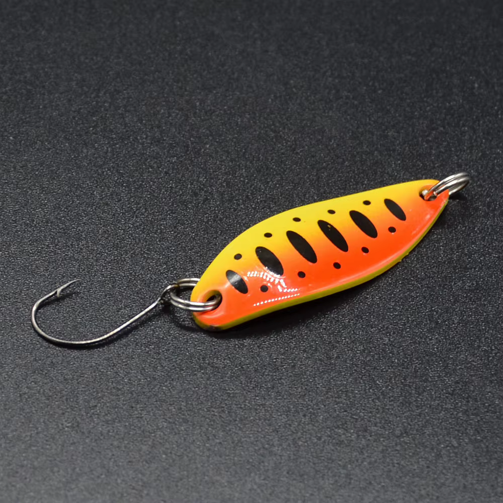 Señuelos spoon artificiales – Cucharas duras 3,5g con gancho único - imagen 3