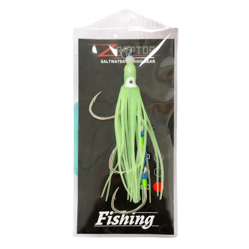 TEASER HK012 Kabura Jigging - Gancho de asistencia luminoso para mar - imagen 3
