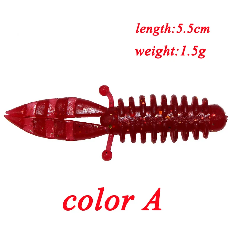 Señuelo de vinilo para pesca de trucha, salmón y lubina - imagen 4