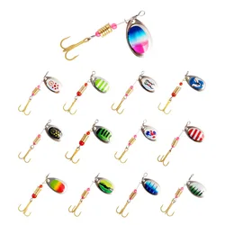POETRYYI Señuelo Giratorio CrankBait Lubina – Metal Duro para Pesca