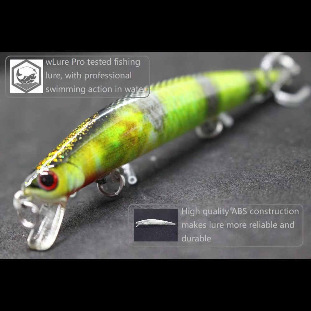 WLure HM616 Señuelo de pesca realista 12 cm, 11,7 g, cuerpo alargado - imagen 5