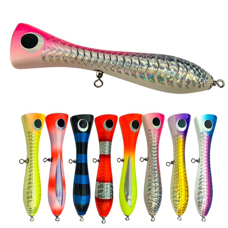 Obsession señuelo Topwater artesanal de madera para agua salada - imagen 2