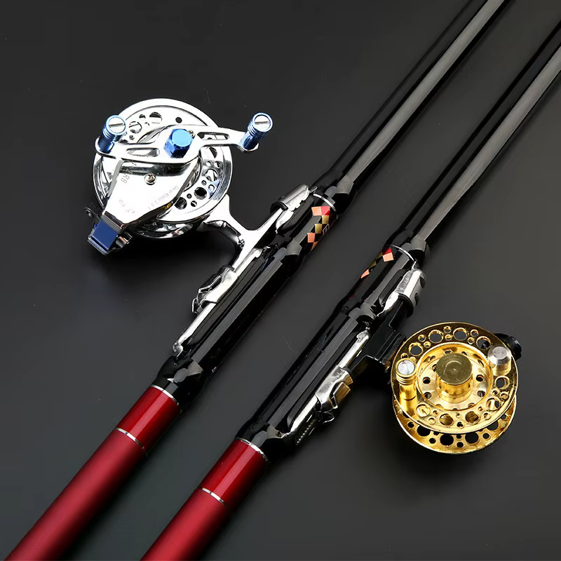 Wekartwo Caña de Pesca Telescópica Fibra Carbono Tres Posiciones - imagen 3