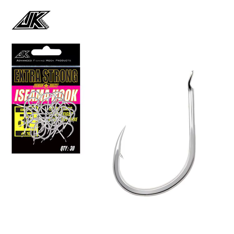 Anzuelos Iseama JK Acero Carbono – Con Púas para Pesca de Mar - imagen 3