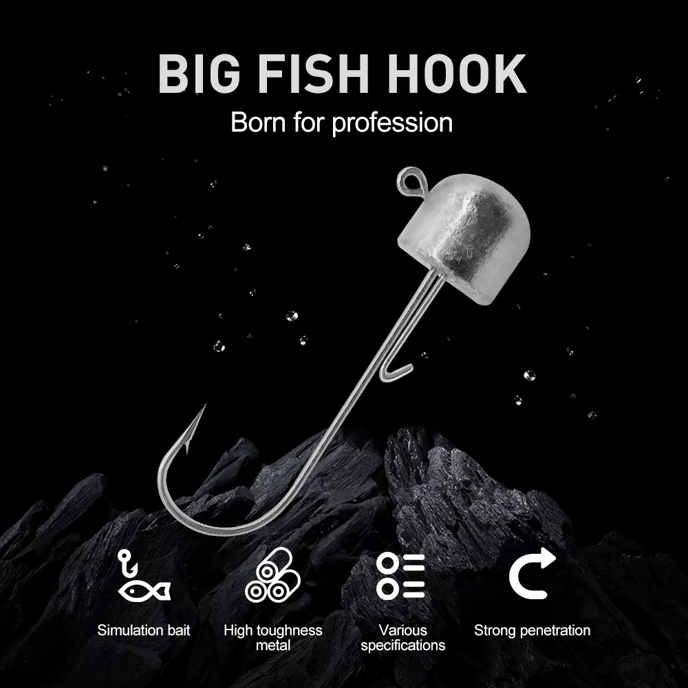 Variedad de pesos del anzuelo Ned Rig