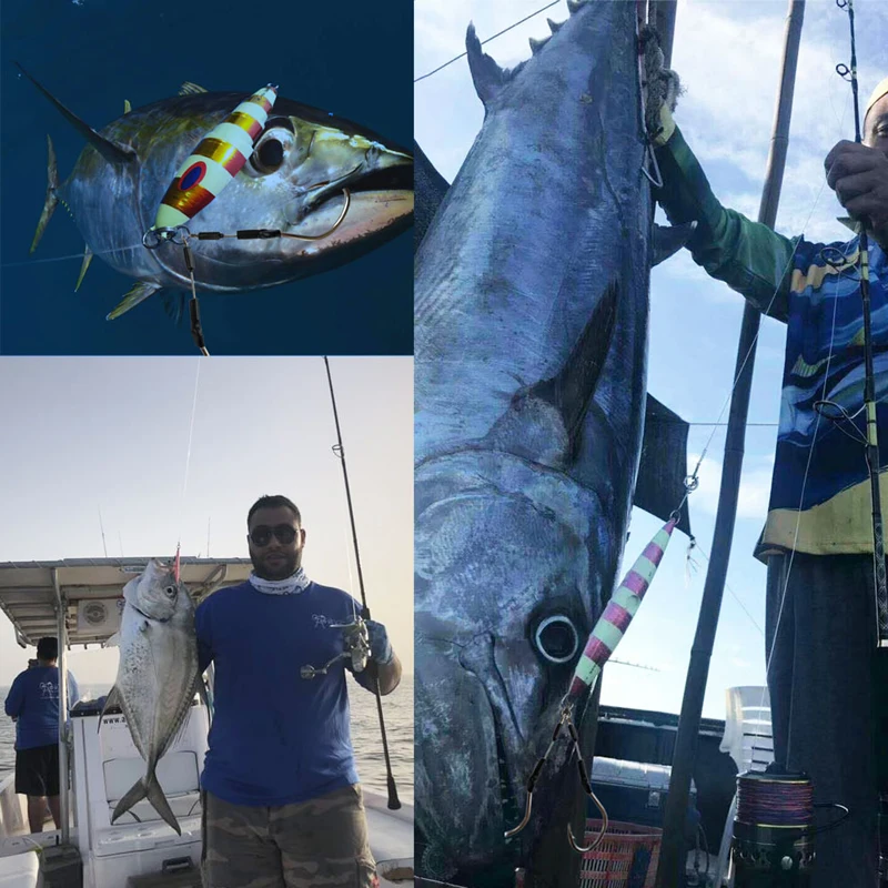 Anzuelos de púas para pesca marina jigging de alambre inoxidable - imagen 3