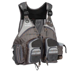 Bassdash Chaleco de pesca ajustable transpirable con seguridad