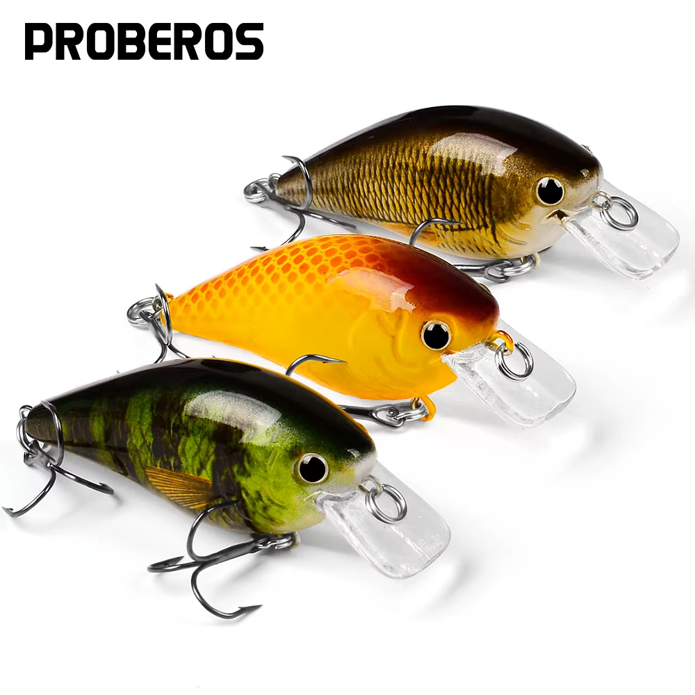 PROBEROS Crankbait – Wobbler artificial para lubina y trucha