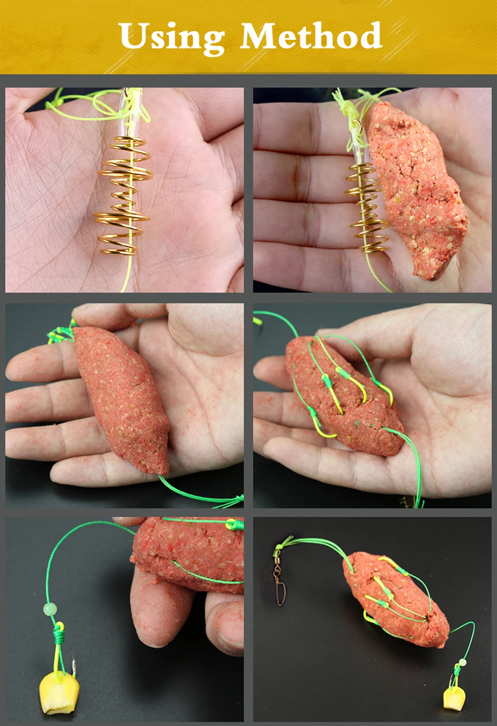 Anzuelos de carbono biónicos con cordón para agua salada nocturna - imagen 4