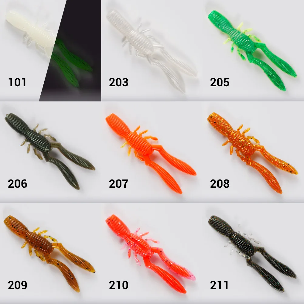 NOEBY Señuelo Silicona Camarón - Cebo Lubina Agua Salada y Dulce - imagen 2