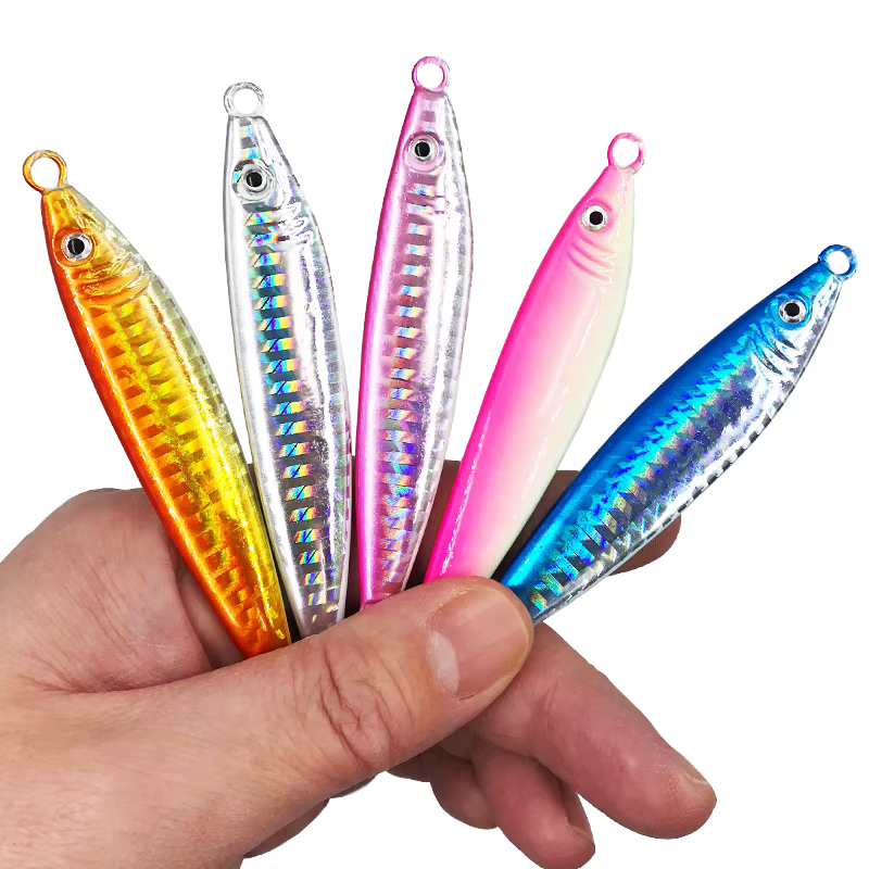 TEASER-J2 Cucharas jigging metálicas micro para pesca en agua salada - imagen 5