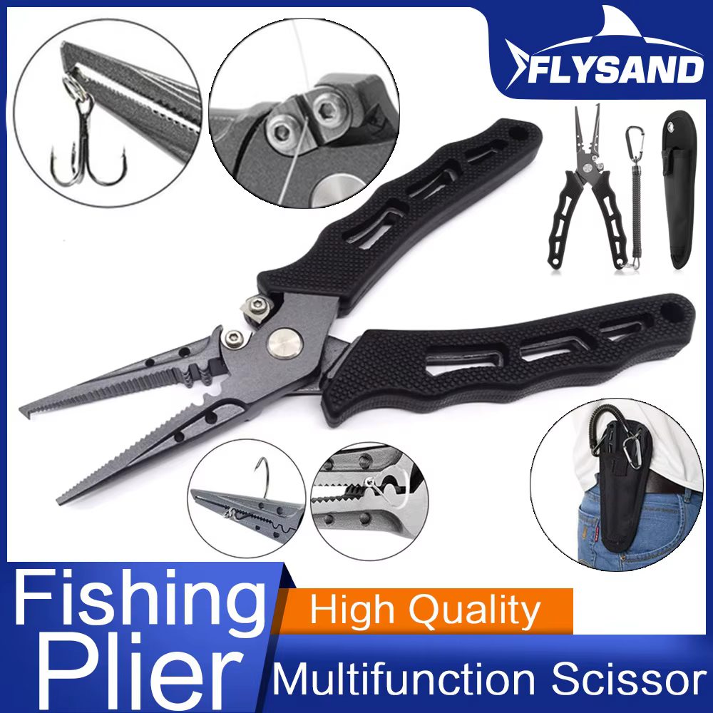 Alicates de pesca FLYSAND 7″ – Acero inoxidable multifuncional - imagen 5