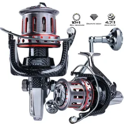 Carrete de Pesca Giratorio con Rodamientos Bola Drag 12-18kg Novedad