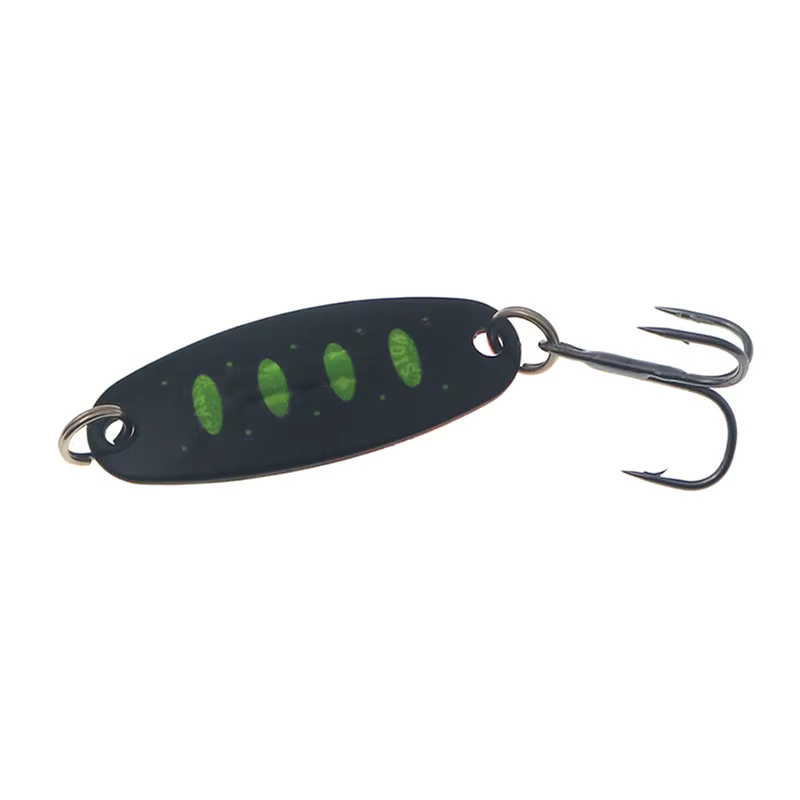 Cuchara giratoria Pesca duro 4g – Triple para trucha y lucio - imagen 5