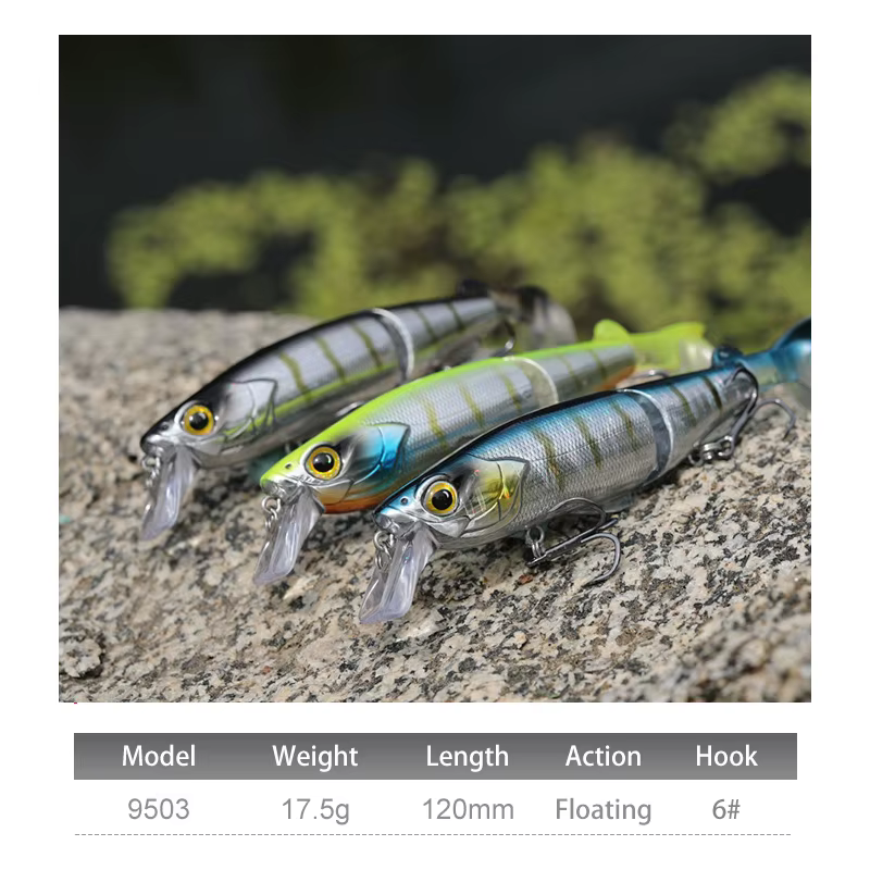 Kingdom BtForce Señuelo Minnow Swimbait Flotante Trucha - imagen 3