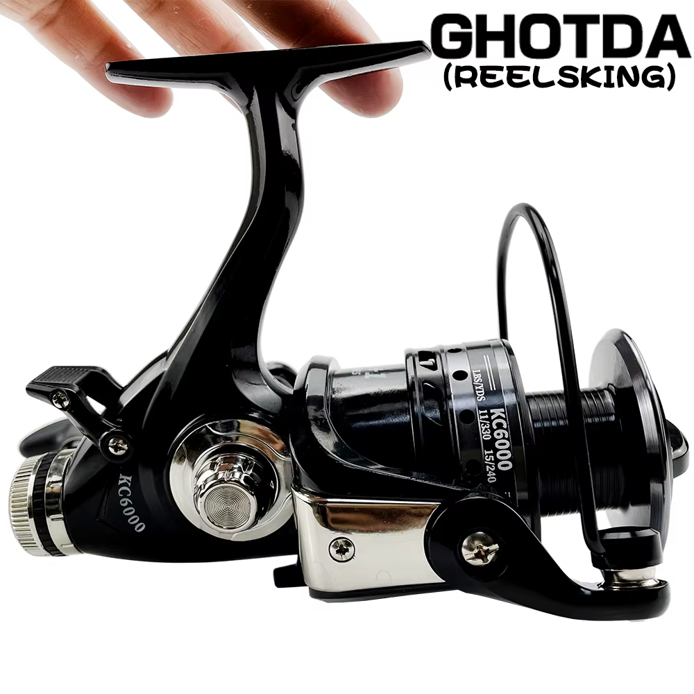 Carrete Spinning 6000 5.2:1 para Carpa – Freno frontal y trasero - imagen 2