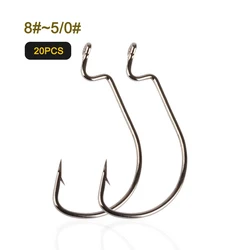 Anzuelo compensado Karpervissen Softjerk 8 – Jig Hook para vinilo
