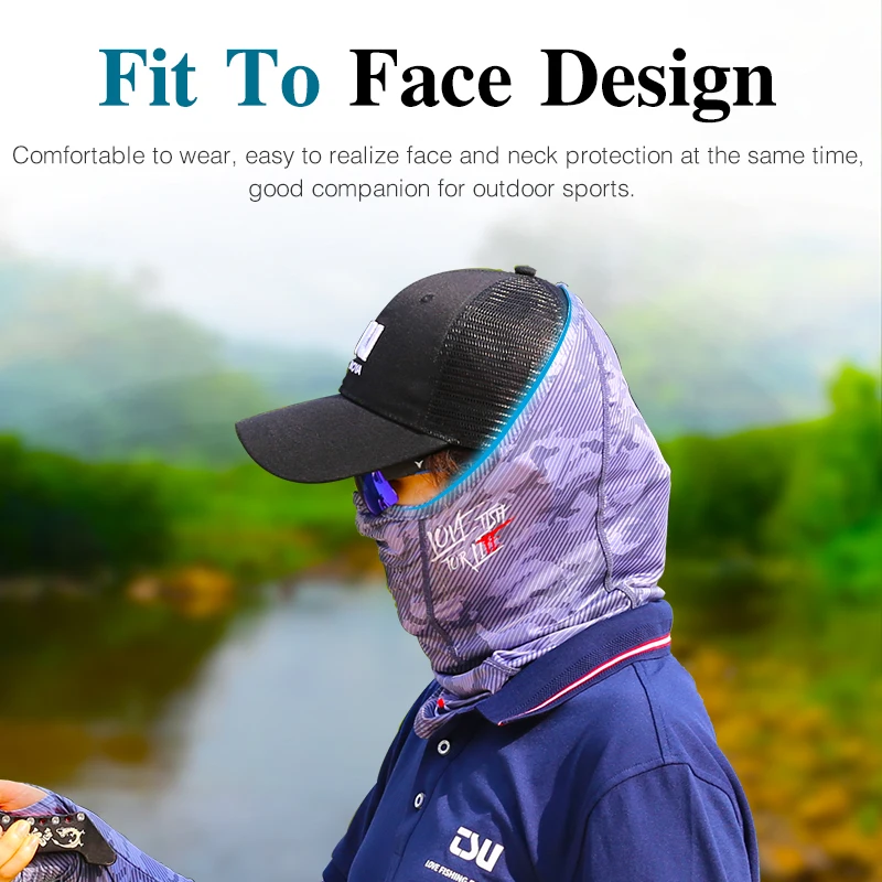 Tsurinoya Angel Mask – Careta solar UV transpirable para pesca deportiva - imagen 2