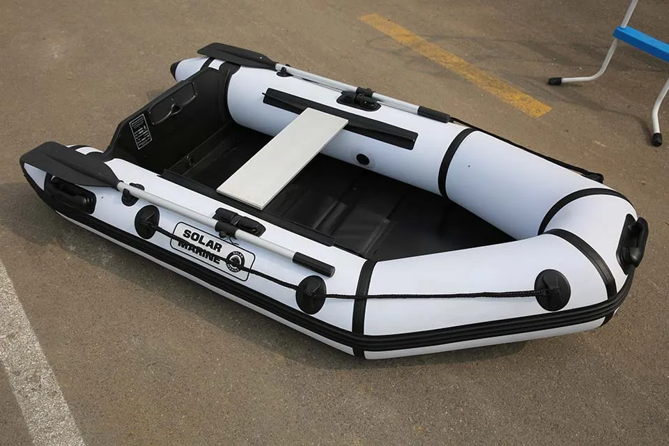 Uso en lago con remos de aluminio