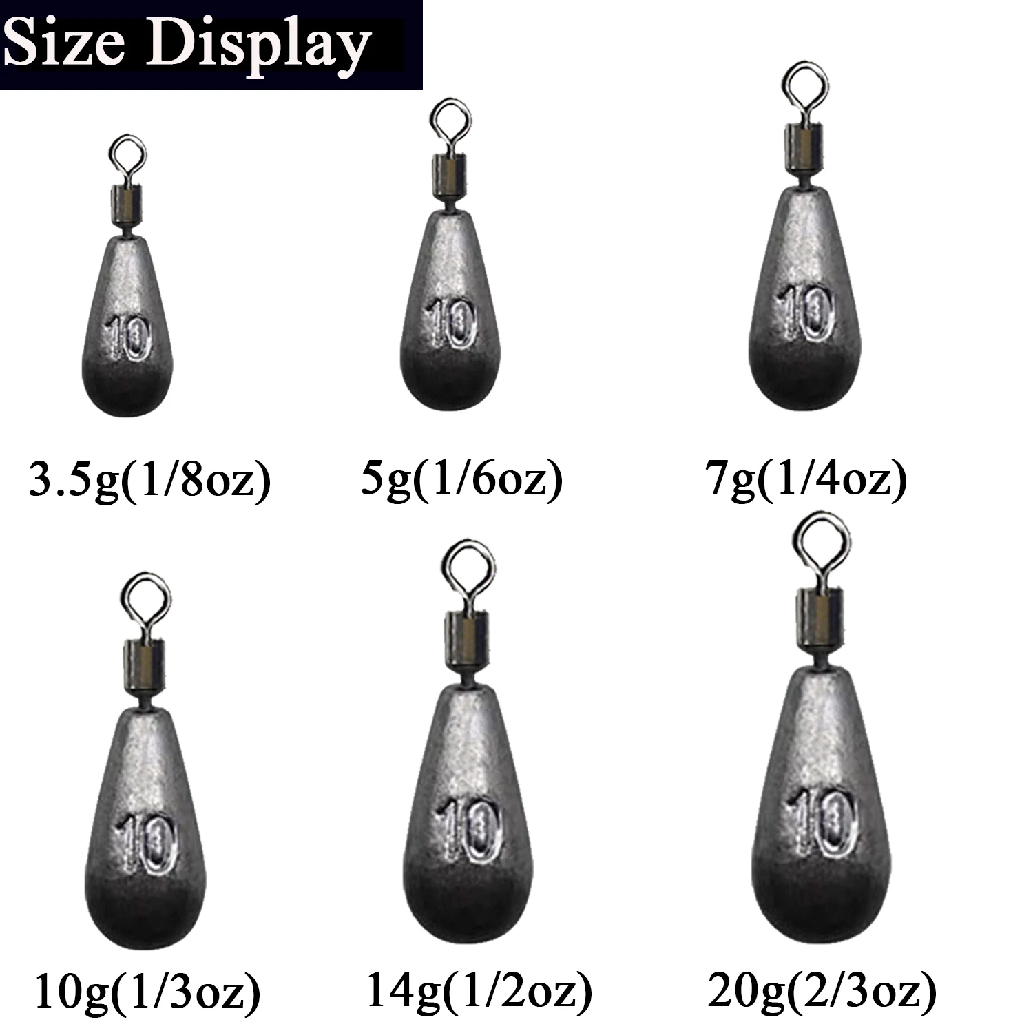 Pesas blandas de plomo para aparejos – Accesorios pesca - imagen 2