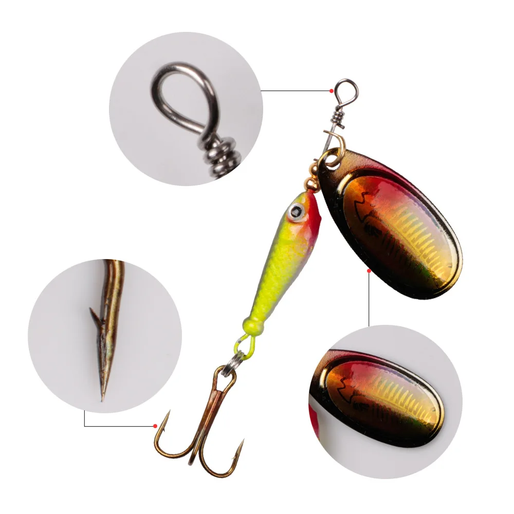 Crankbait con ojos 3D y anzuelo triple – Señuelo artificial de pesca - imagen 5