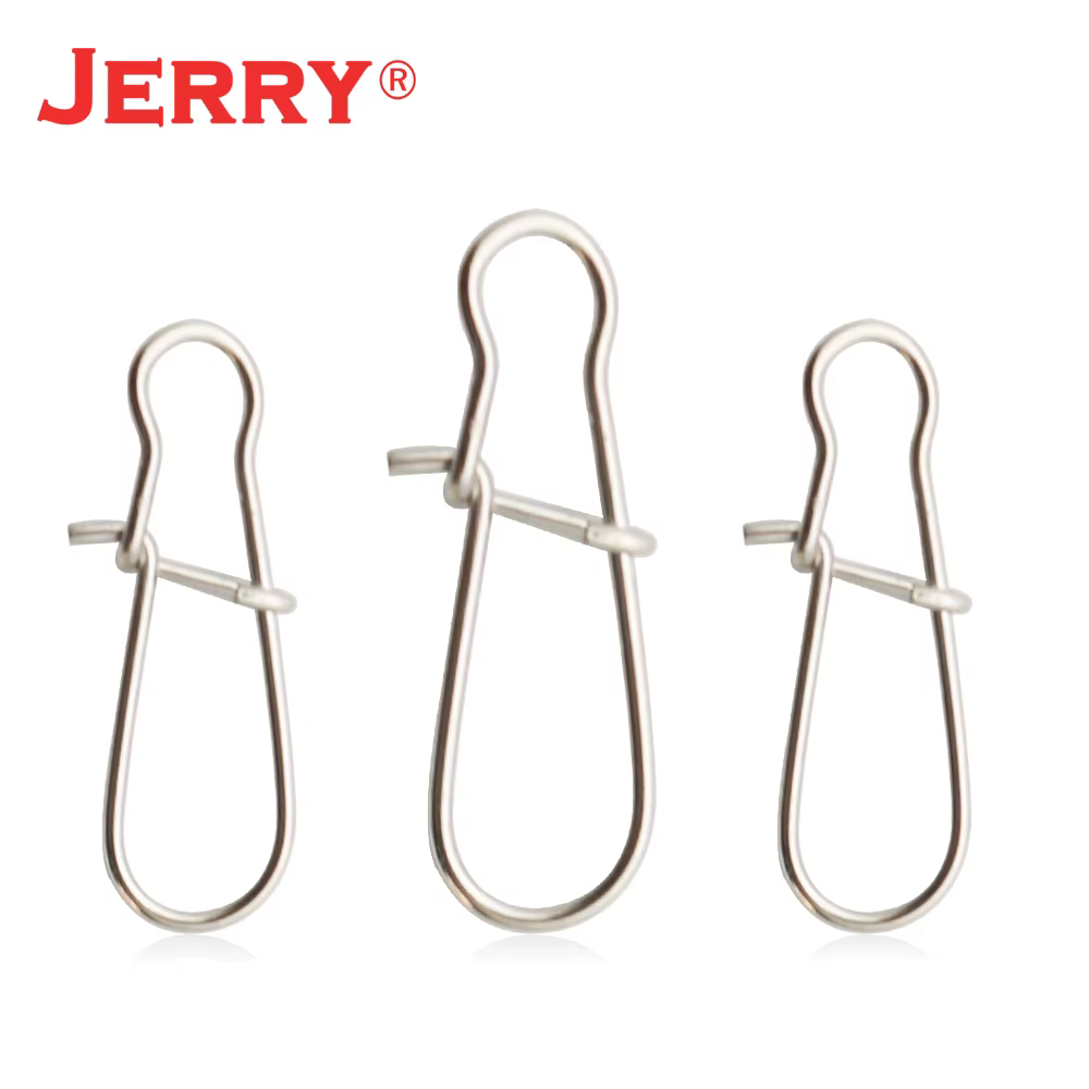 Conector Jerry de acero inoxidable – Enganche seguridad con barril giratorio y clip