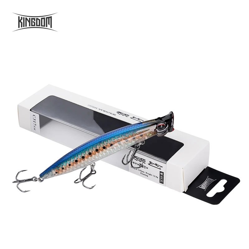 Kingdom Topwater Popper – Señuelo artificial de superficie para pesca - imagen 5