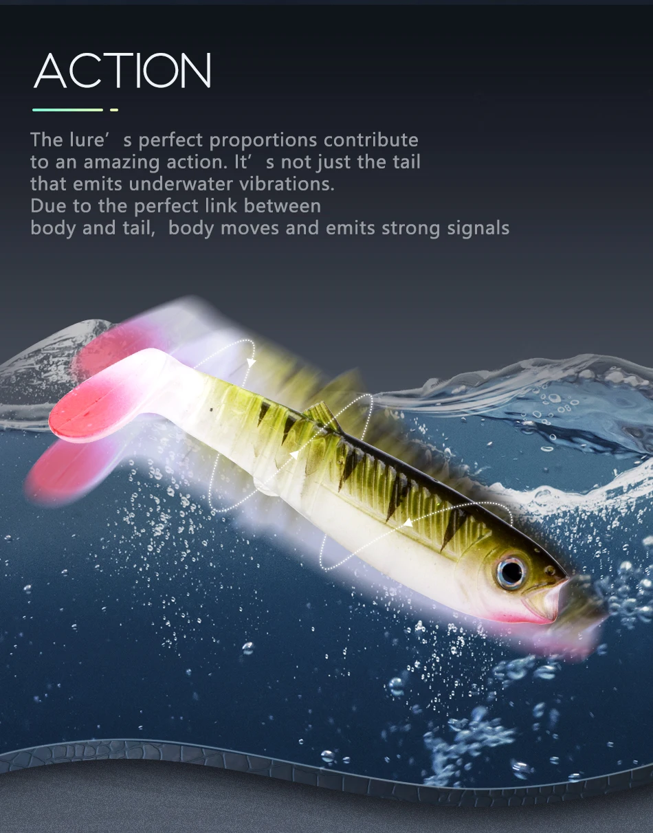 Paleta de colores disponibles para los cebos MEREDITH