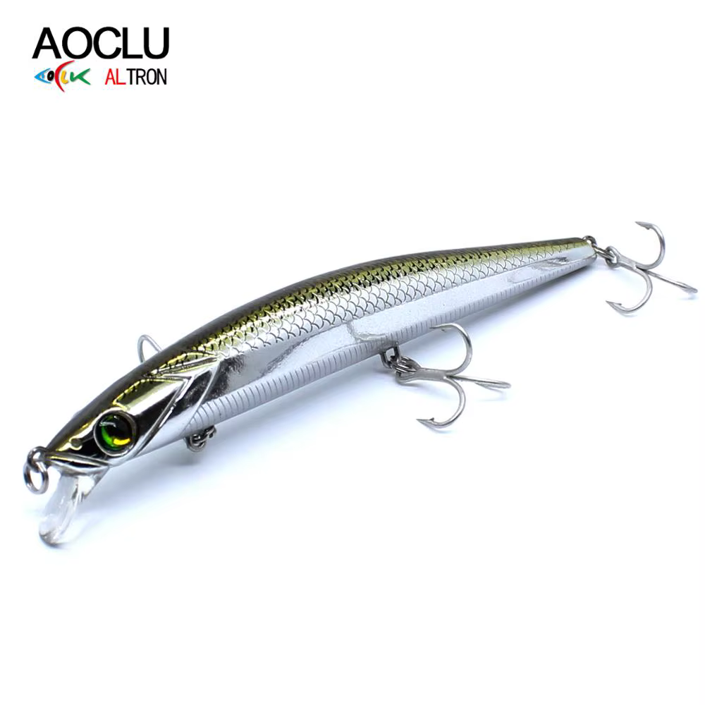 AOCLU Jerkbait Señuelo duro 125 mm, 16,4 g imán de transferencia