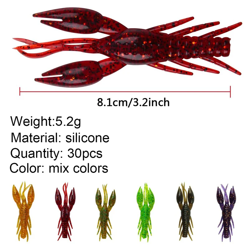 Señuelos de jigging biónicos para langosta – Cebo de gusano y anzuelo - imagen 4