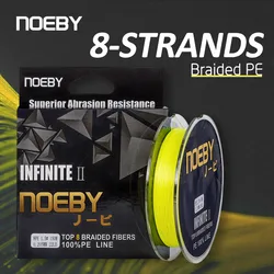 NOEBY PE X8 Hilo trenzado multifilamento - Alta resistencia y suavidad