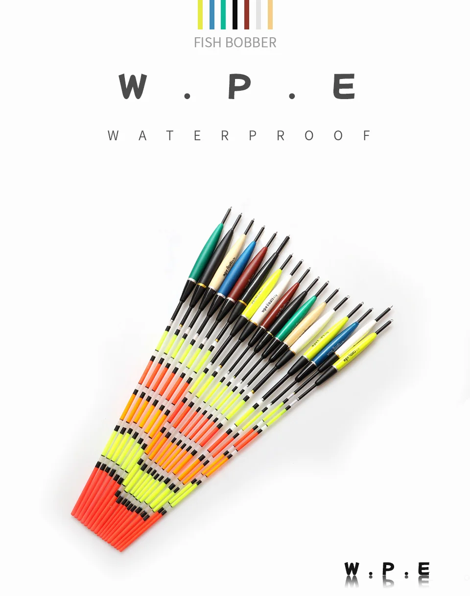 Flotador de abeto tamaño 2-6g en tono rojo