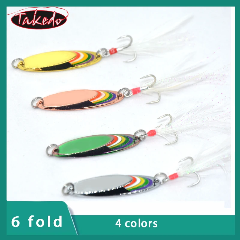 TAKEDO LX03 Jig señuelo con lentejuelas – Agua dulce y salada