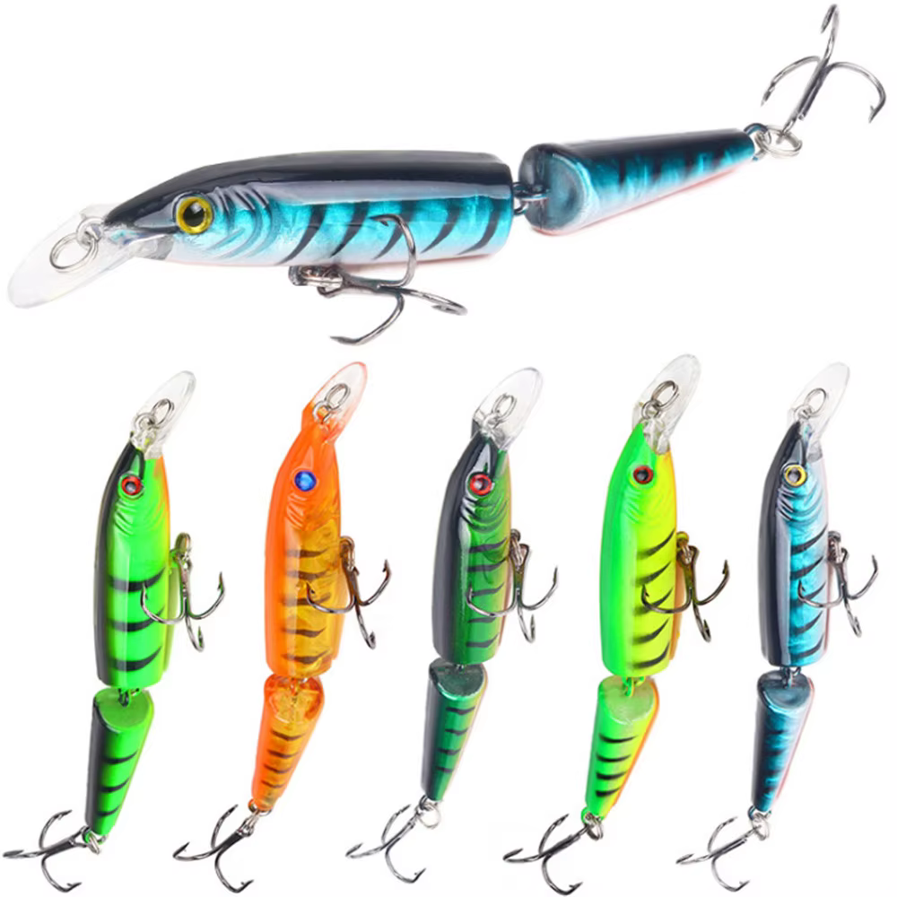 Fishinapot Crankbait Minnow 105mm 9g – Señuelo duro articulado
