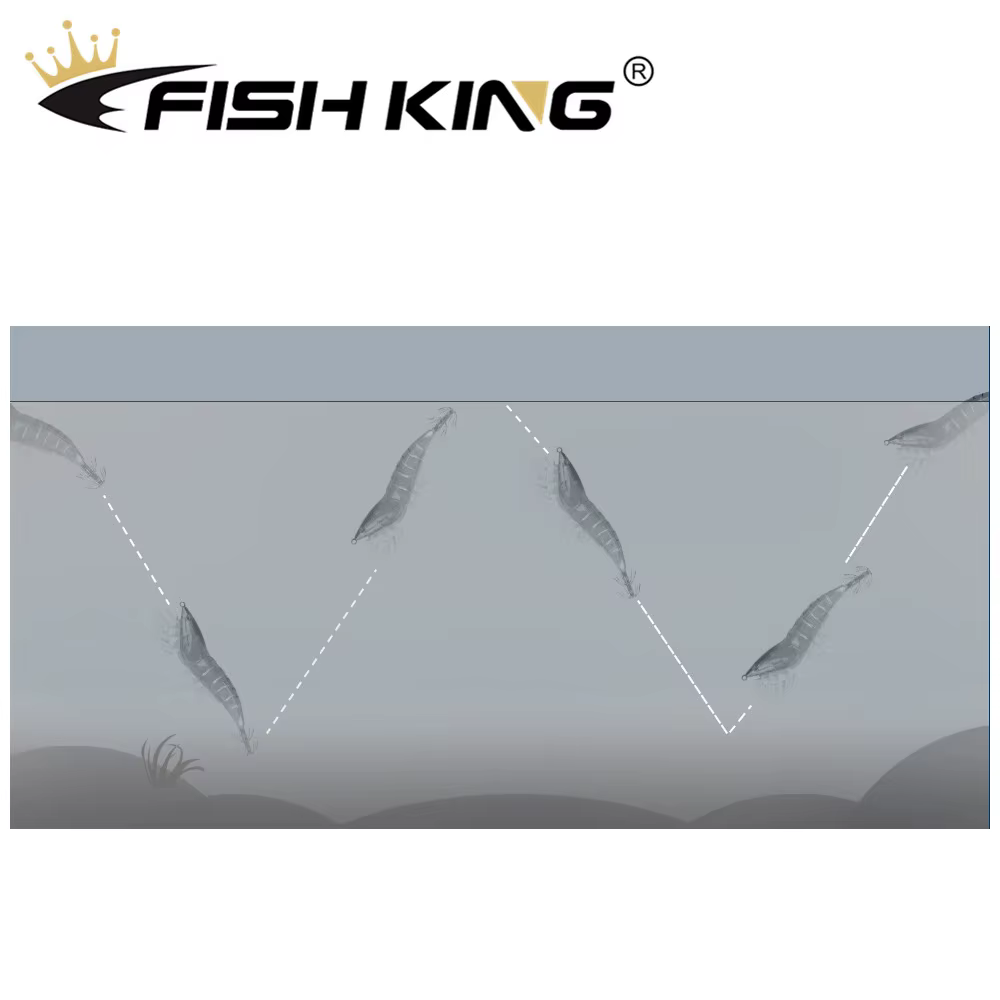 Señuelo de calamar Fish King luminoso – vinilo pulpo y camarón - imagen 5