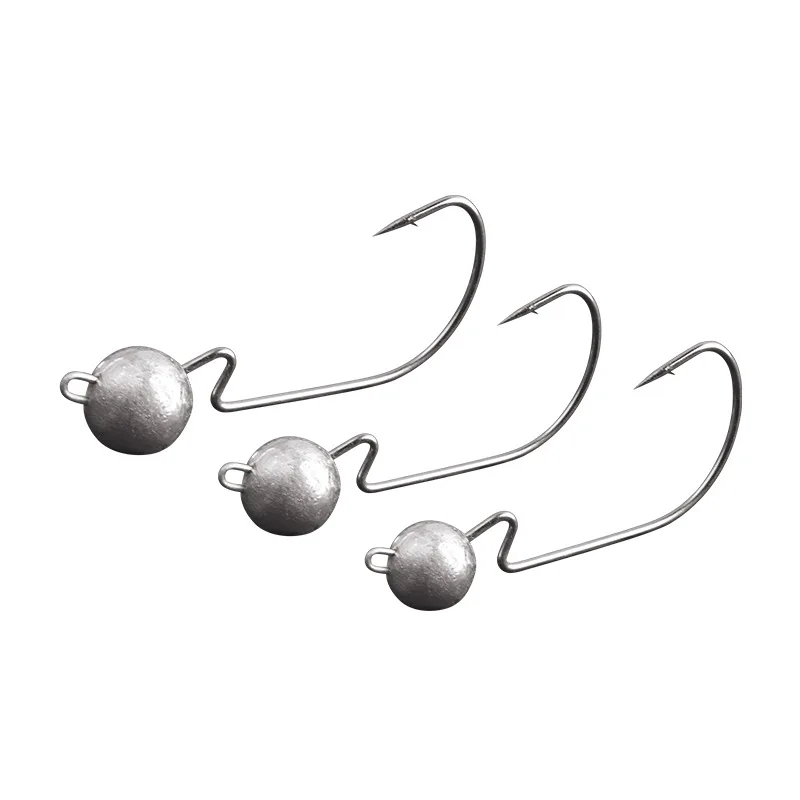 Jig Head J320 anzuelo manivela ancha para vinilo de pesca