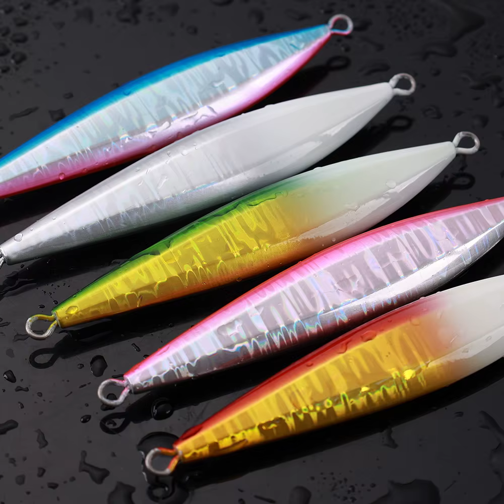 Jigging Pro Señuelo Vertical de Metal, caída lenta para agua salada