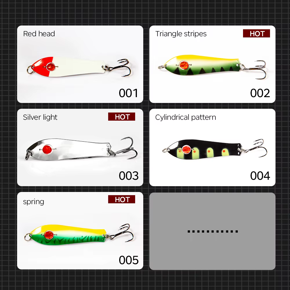 Hunthouse LW810 - Cuchara Spinner Latón 11g 75mm Trolling Agua Dulce - imagen 4