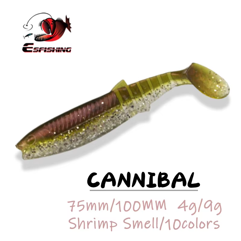 Cannibal ESFISHING – Señuelo blando 100mm para lucio - imagen 4