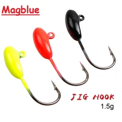 Magblue Anzuelos Jig Head – Cabeza plomada para vinilos