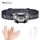 Frontal LED recargable con sensor para pesca nocturna - imagen 3