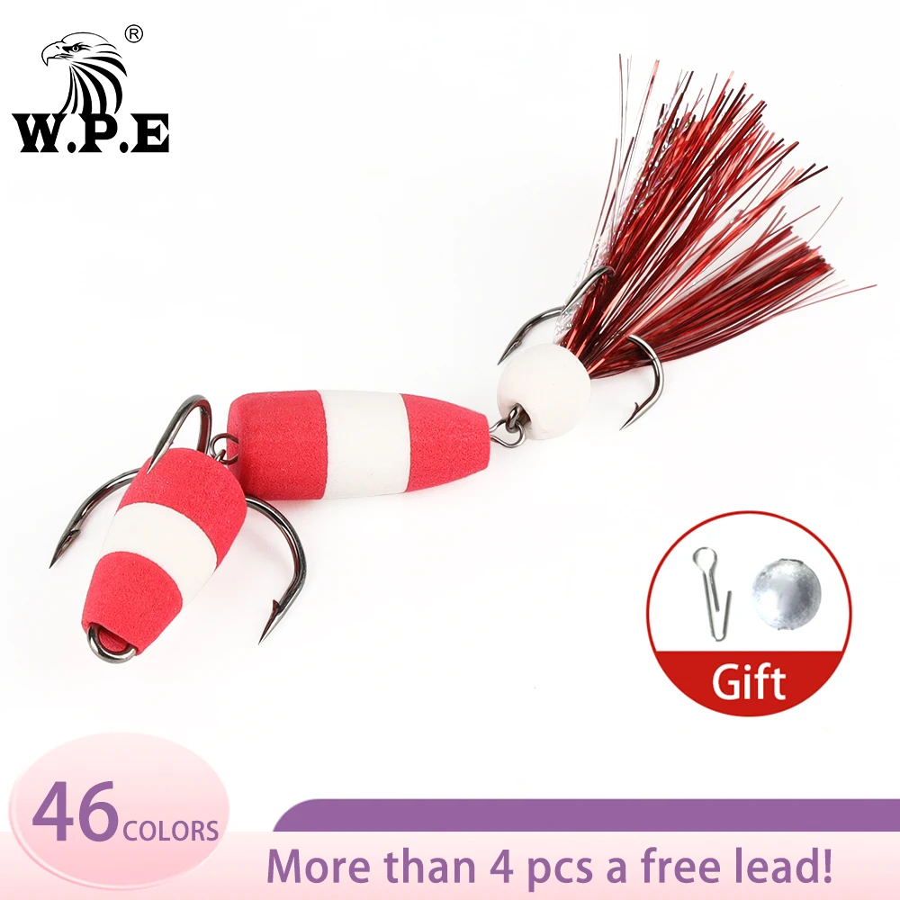 W.P.E Señuelo Lubina Suave Alta Densidad Multicolor Wobblers