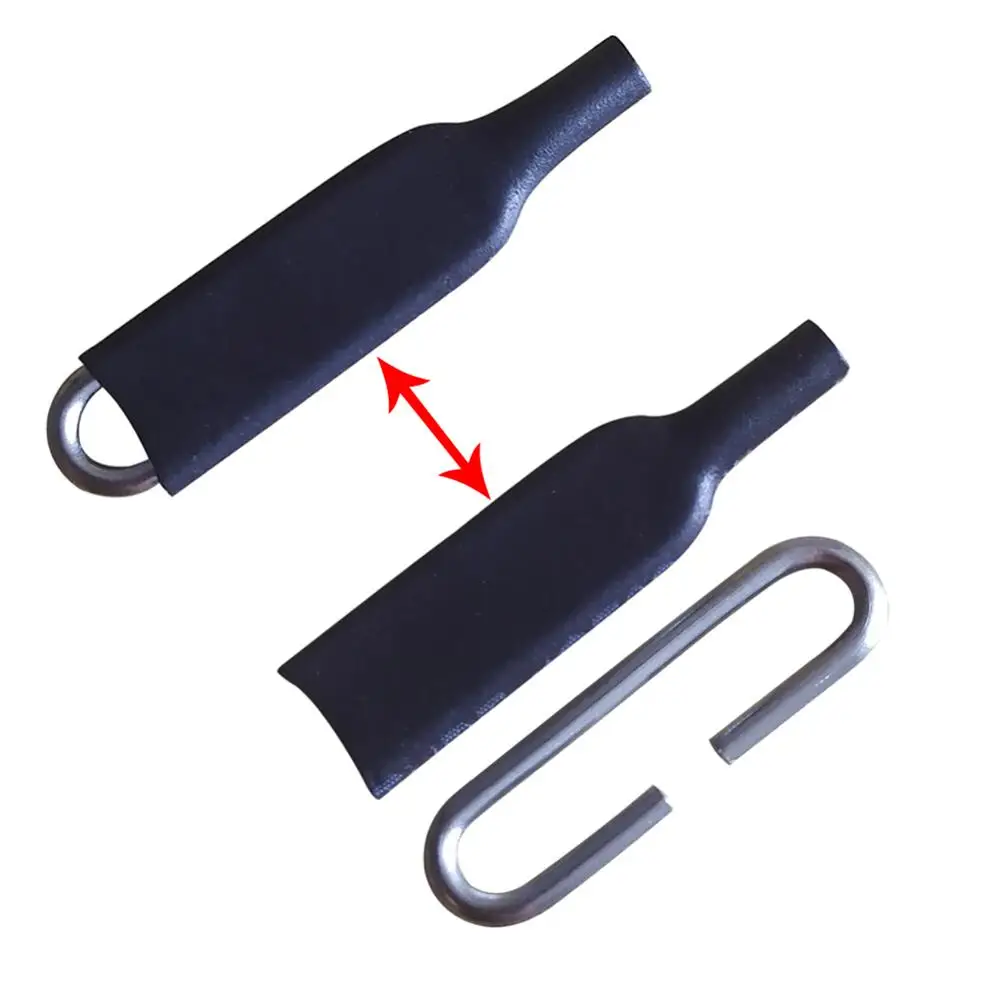 Clip rápido giratorio de acero con protector para pesca marina - imagen 5