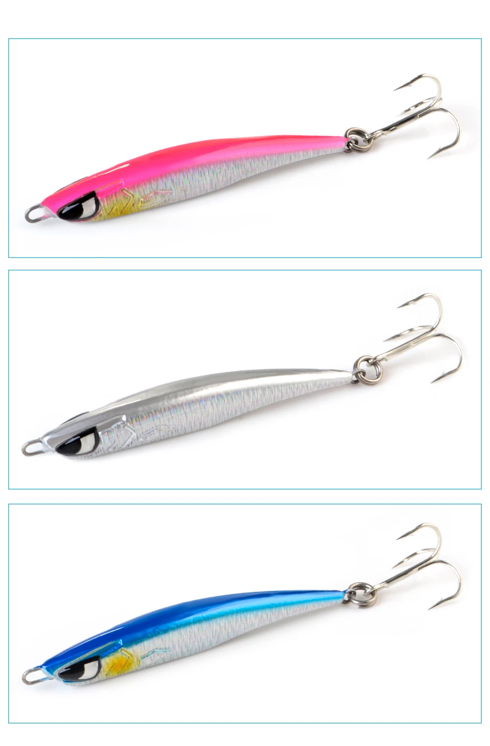 Señuelo FTK 40g/60g listo para pesca