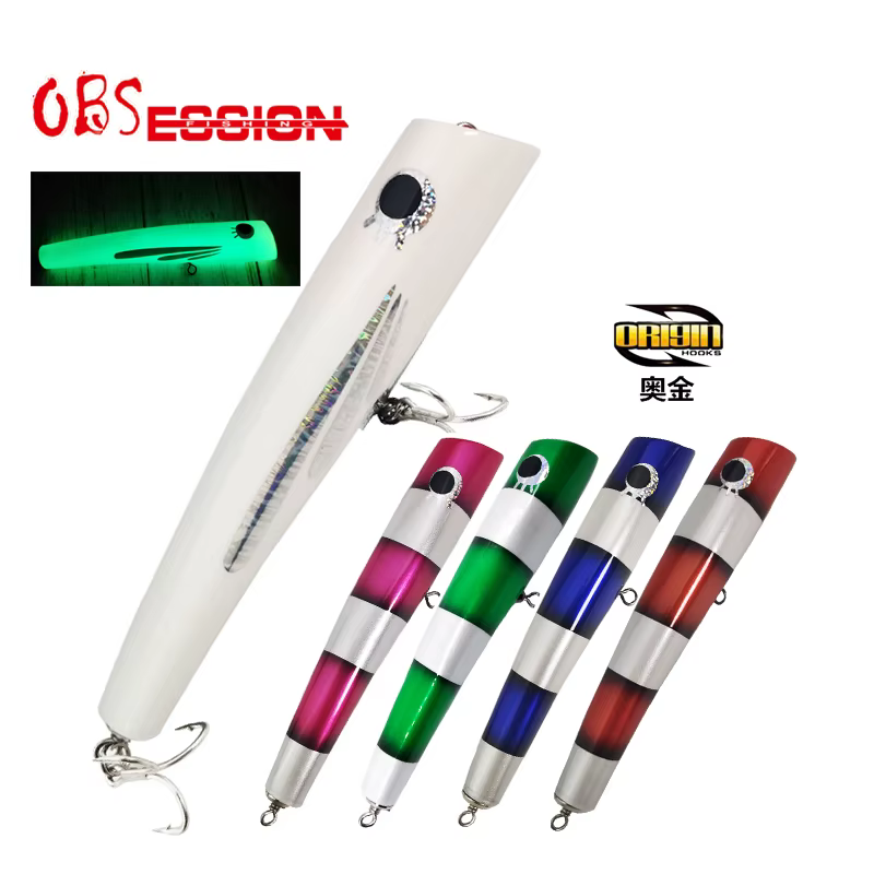OBSESSION WD103 Popper Atún – Señuelo superficie madera - imagen 3